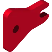 KN-1112 Plate, Dual Aux Bracket Spacer