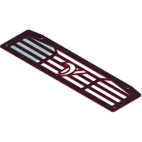 KN-1191 Plate, Front Grill "V", Short
