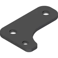 KN-1225 Plate, Rollbar Mount