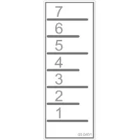 00.0401 Decal, Cutting Height