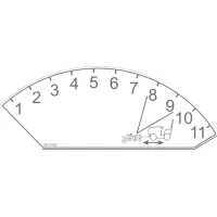 00.0405 Decal, Drag Bar Height Adjust