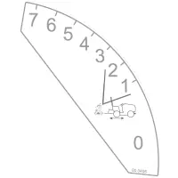 Decal, Spike Bar Height Adjust