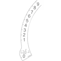 00.0407 Decal, Brush Height Adjust