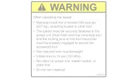 00.0410 Decal, Warning Loader