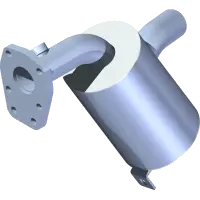 KN-6068 Muffler, Kubota WG972 EFI