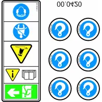 00.0420 Decal, Warning