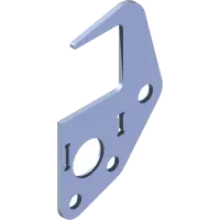 MW-1227 Plate, Cylinder Link Anchor