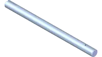 MZ-1179 Shaft, TGP 1 X 14-7/8L Keyed
