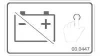 00.0447 Decal, Battery Disconnect