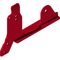 MZ-6032 Weldment, Right Hitch Arm Mount Plate