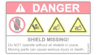00.0492 Decal, Shield Missing
