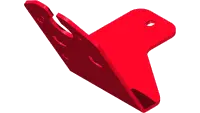 NT-1122 Bracket, Aux HYD Coupler