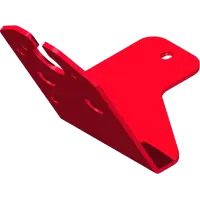 NT-1122 Bracket, Aux HYD Coupler