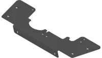 NT-1555 Plate, Front Dash Mount