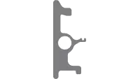 NT-1758 Latch, Windscreen Rear Mount