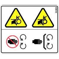00.0626 Decal, Entanglement Hazard