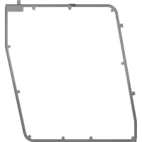 NT-6141 Frame, Right Side Windscreen