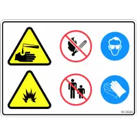 00.0629 Decal, Battery Hazard