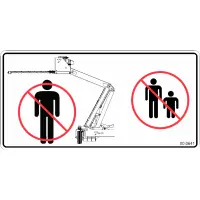 Decal, Overhead Arm Hazard