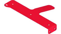 NX-1138 Bracket, Rubber Shield Support