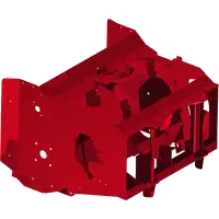 NX-6100 Frame, Main Snowblower