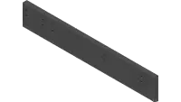 SE-1068 Cutting Edge, Poly Left 6" Ext