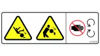 00.0675 Decal, Entanglement Hazard