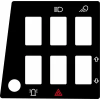 00.0687 Decal, Control Panel