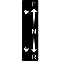 00.0710 Decal, Control Lever