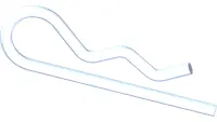 Hairpin, 3/32 x 1-5/8, Zinc