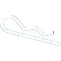 Hairpin, 3/32 x 1-5/8, Zinc