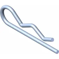 02.HP0420 Hairpin, 1/8 x 2 9/16 ZP