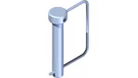 03.0001 Pin, Safety Snap 3/8 x 1-3/4, Zinc