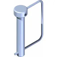 03.0001 Pin, Safety Snap 3/8 x 1-3/4, Zinc