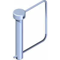 03.0003 Pin, Safety Snap 3/8 x 2 1/2, Zinc